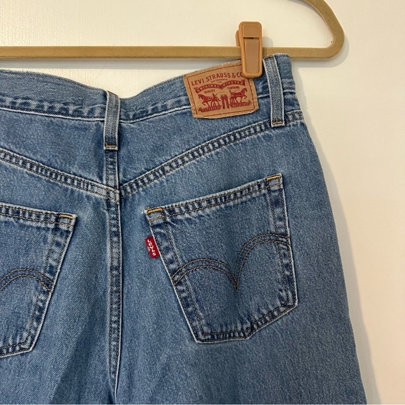 Levi’s High Waisted Straight Jean Women’s 28 Blue - Picture 7 of 10